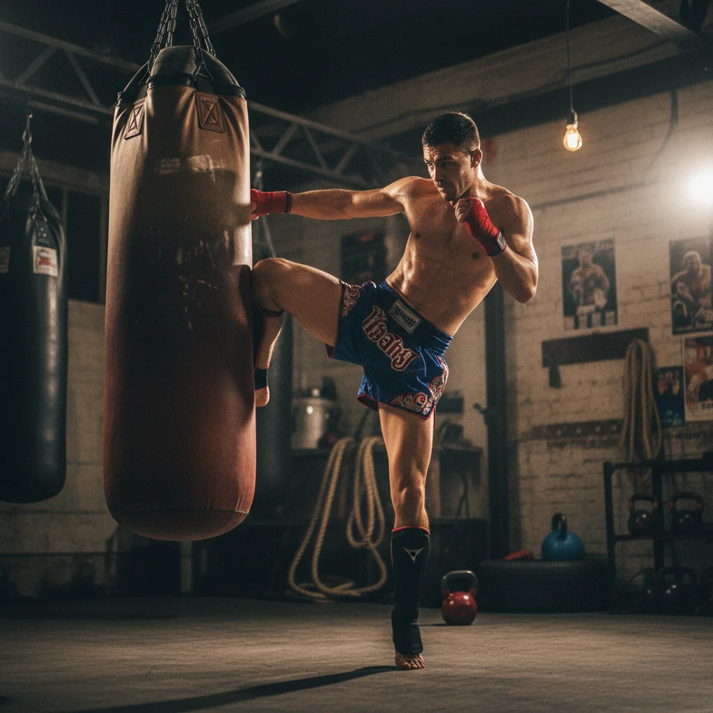 Muay Thai training